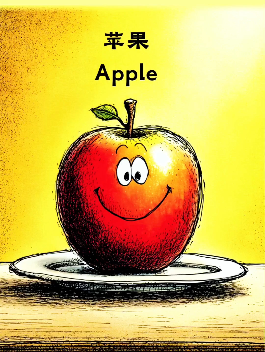 苹果切苹果英文版(切苹果的英文是什么)